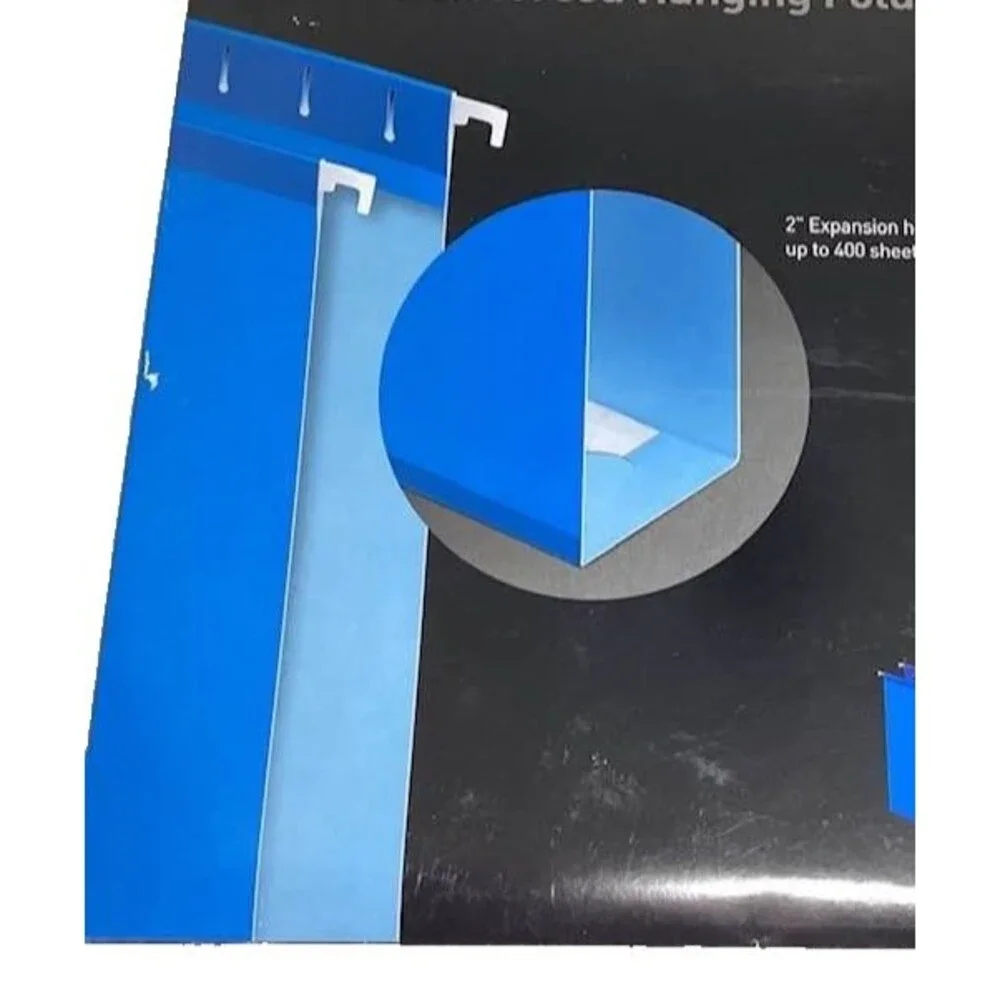 Pendaflex Extra Capacity Reinforced Hanging File Folders 12 Red Yellow Blue NEW